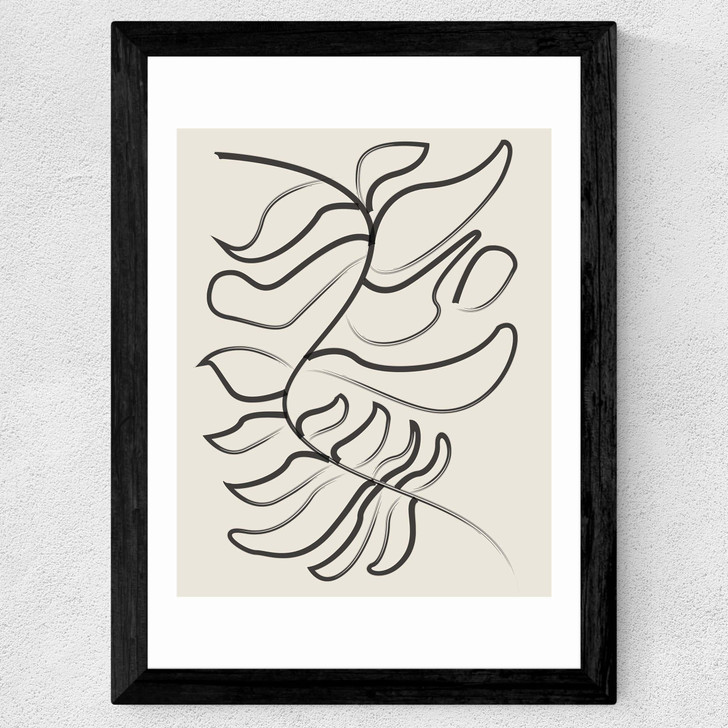 Sprung Wide Black Frame