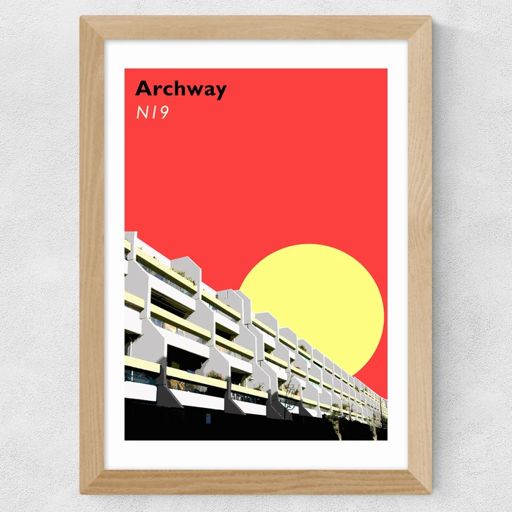 Archway Wide Oak Frame