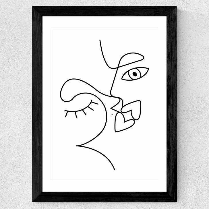 Kiss Wide Black Frame Kiss Wide Black Frame