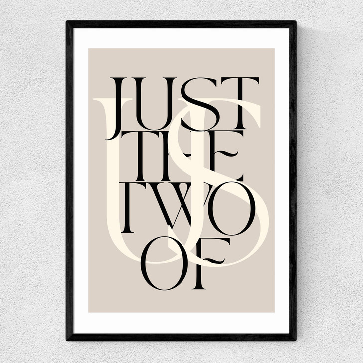 Just The Two Of Us Narrow Black Frame Just The Two Of Us Narrow Black Frame
