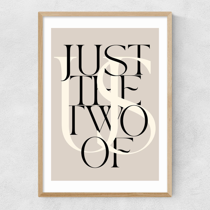 Just The Two Of Us Narrow Oak Frame Just The Two Of Us Narrow Oak Frame