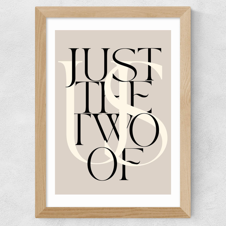 Just The Two Of Us Wide Oak Frame Just The Two Of Us Wide Oak Frame