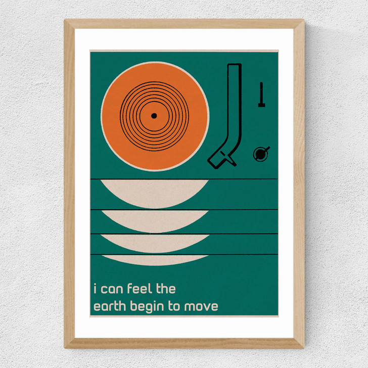 She Bangs the Drums Medium Oak Frame She Bangs the Drums Medium Oak Frame