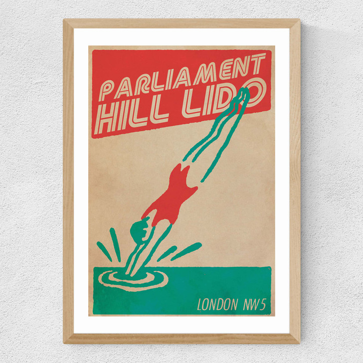 Parliament Hill Lido Medium Oak Frame Parliament Hill Lido Medium Oak Frame