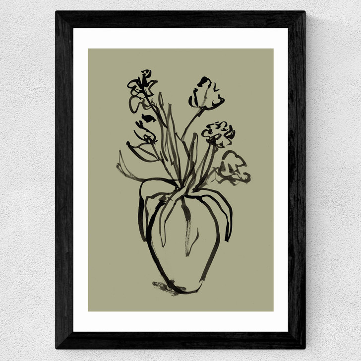 Mono Botanical 9 Wide Black Frame