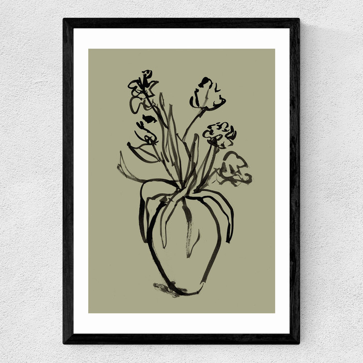 Mono Botanical 9 Medium Black Frame