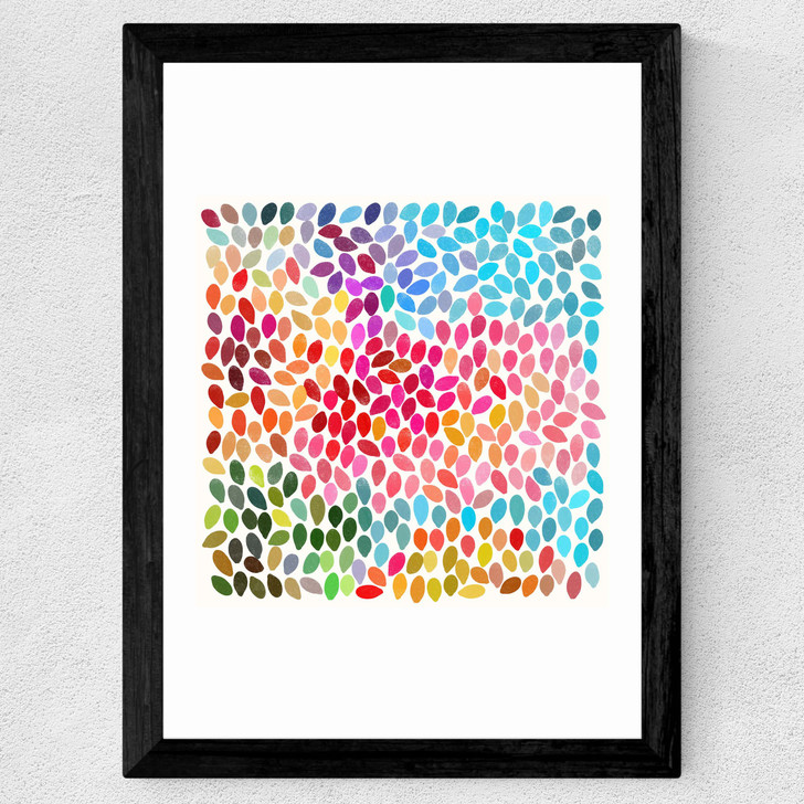 Rain 6 Wide Black Frame