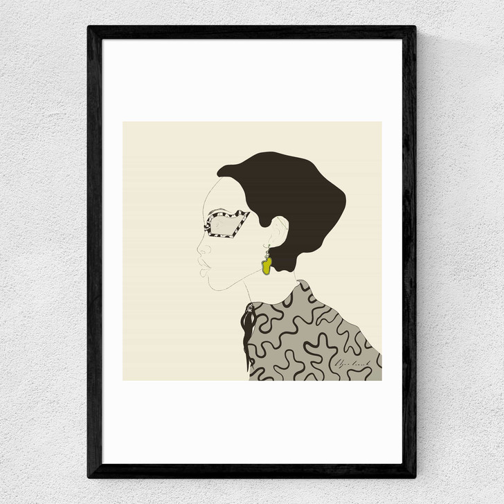 Fashion Portrait Medium Black Frame Fashion Portrait Medium Black Frame