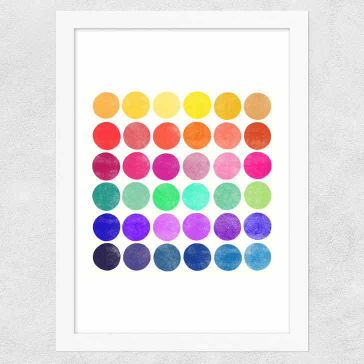 Colourplay 6 Wide White Frame Colourplay 6 Wide White Frame