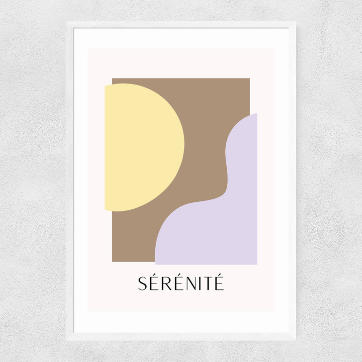 Serenite Narrow White Frame