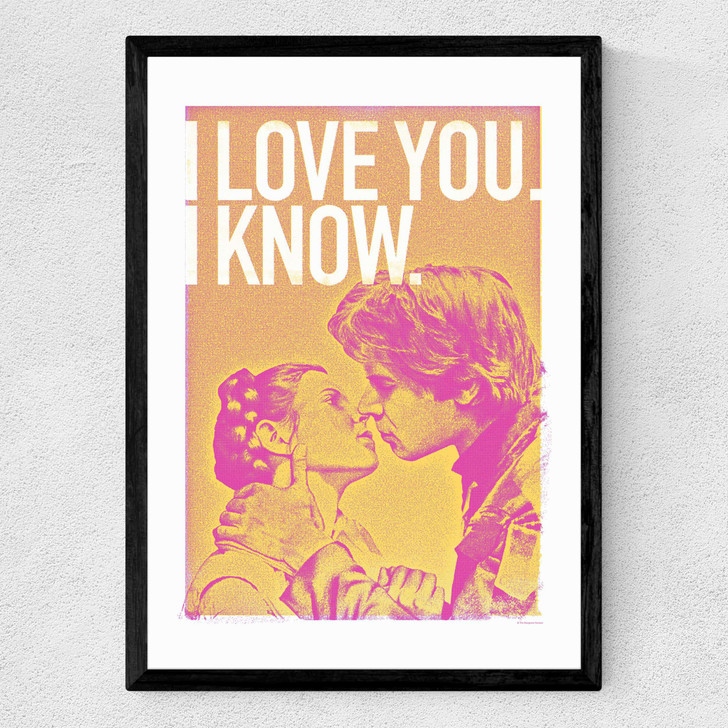 Han and Leia - Star Wars Medium Black Frame Han and Leia - Star Wars Medium Black Frame