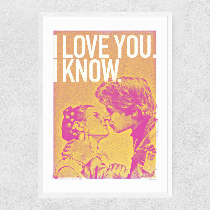 Han and Leia - Star Wars Narrow White Frame Han and Leia - Star Wars Narrow White Frame