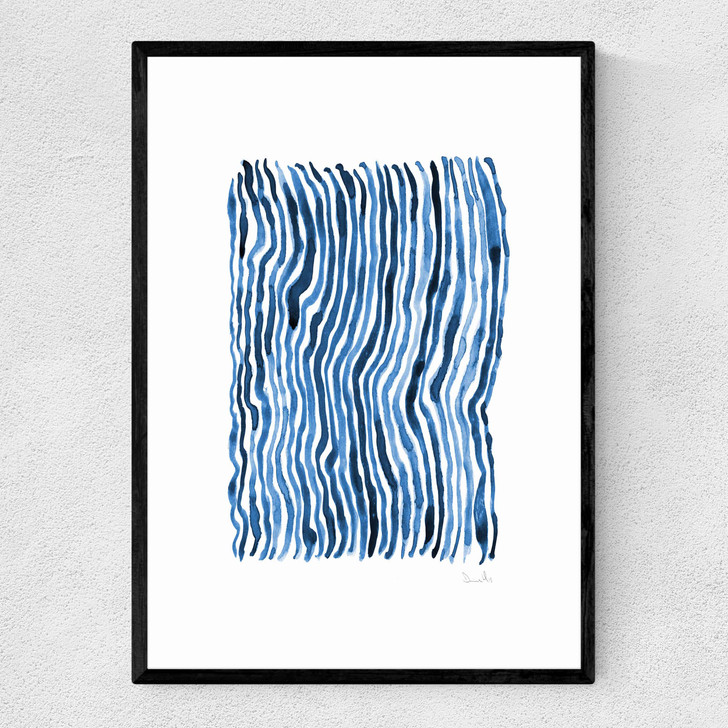 Blue Set 2 Narrow Black Frame Blue Set 2 Narrow Black Frame