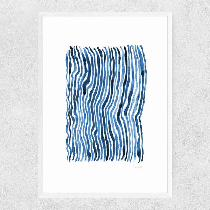 Blue Set 2 Narrow White Frame Blue Set 2 Narrow White Frame