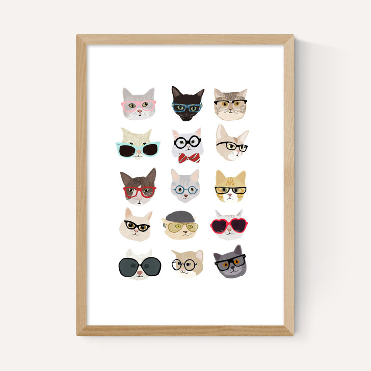Cats in Glasses