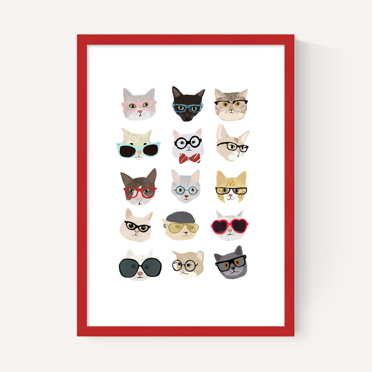 Cats in Glasses