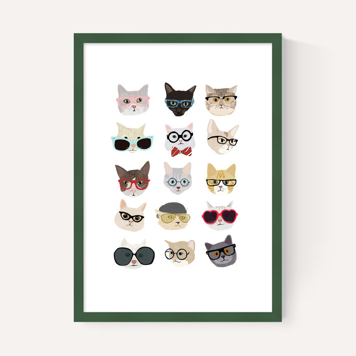 Cats in Glasses