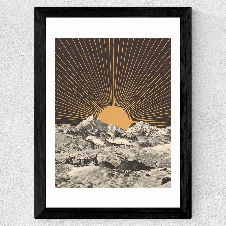 Mountainscape VI Wide Black Frame Mountainscape VI Wide Black Frame