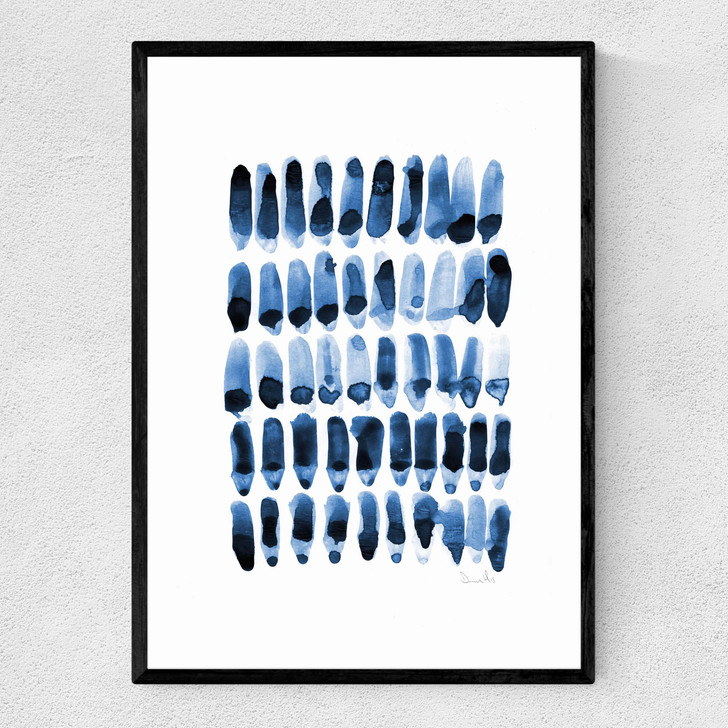 Blue Set 1 Narrow Black Frame Blue Set 1 Narrow Black Frame