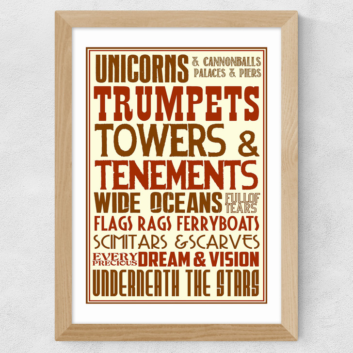 Whole of the Moon Wide Oak Frame