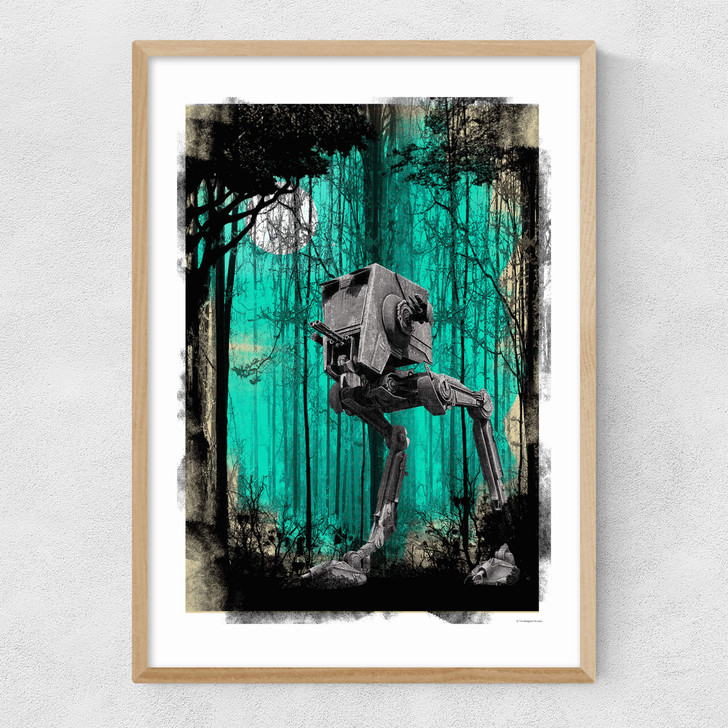 Forest Moon - Star Wars Narrow Oak Frame