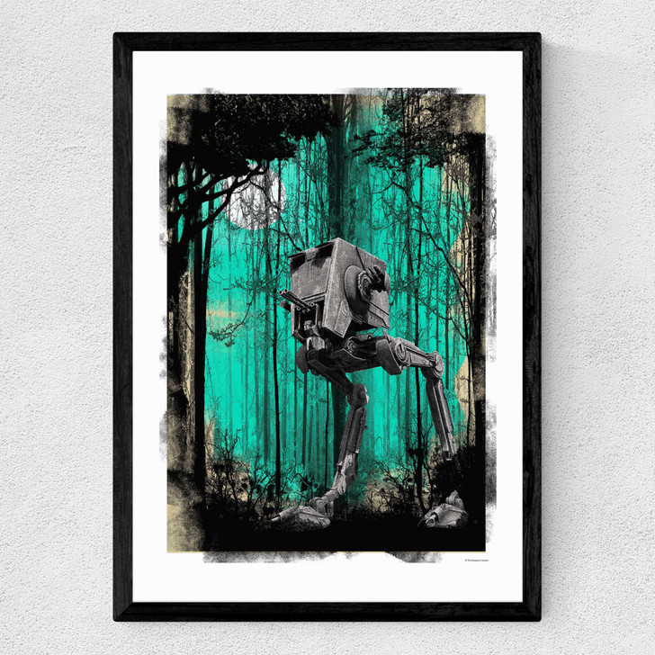 Forest Moon - Star Wars Medium Black Frame