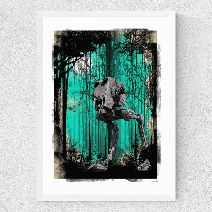Forest Moon - Star Wars Medium White Frame