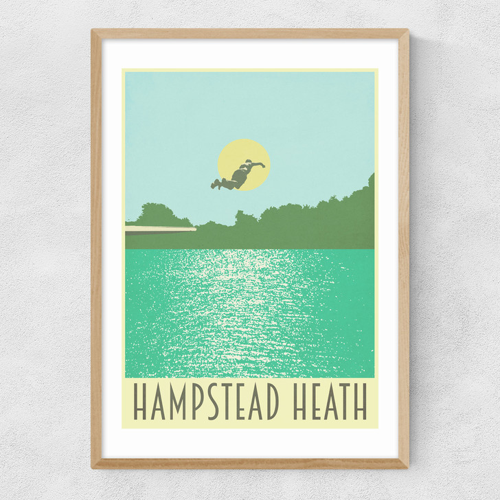 Hampstead Heath Narrow Oak Frame