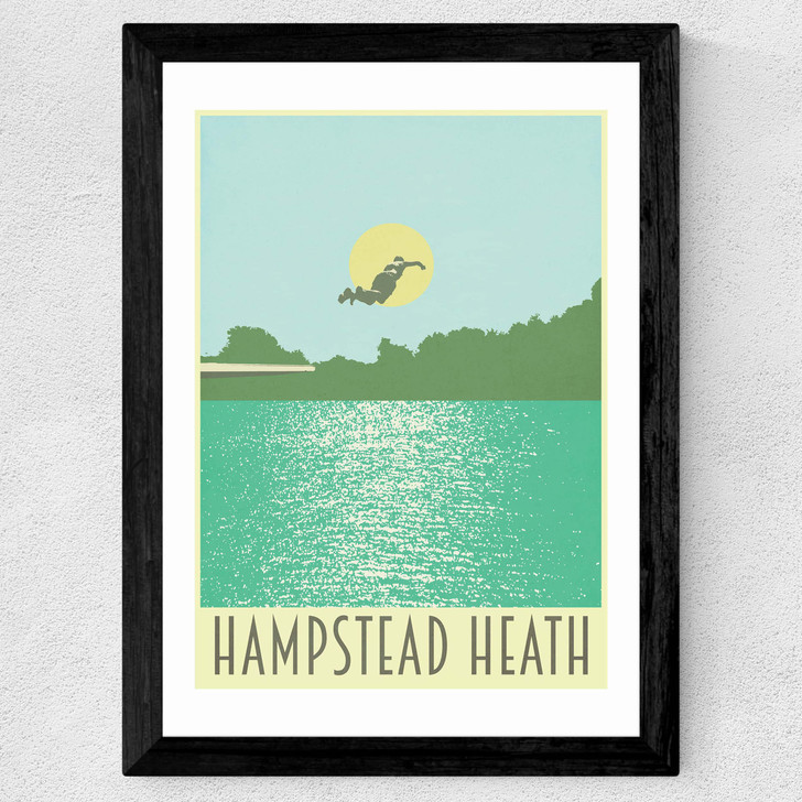 Hampstead Heath Wide Black Frame