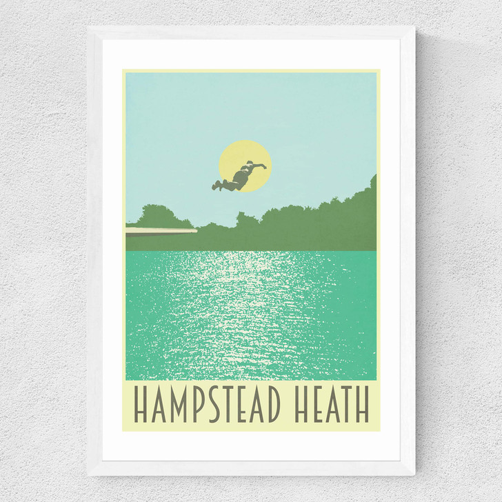 Hampstead Heath Medium White Frame