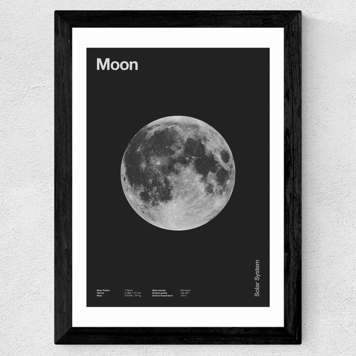 Moon Wide Black Frame Moon Wide Black Frame