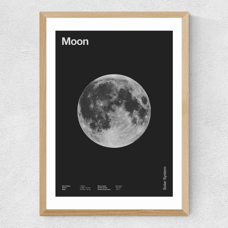 Moon Medium Oak Frame