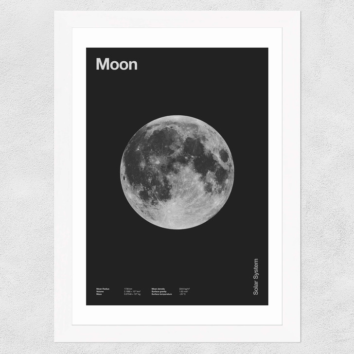 Moon Wide White Frame