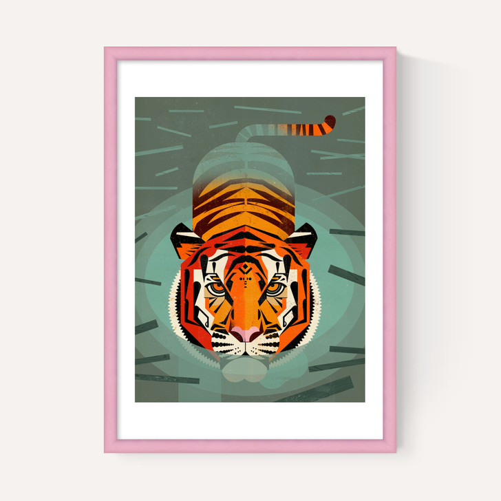 Swimming Tiger