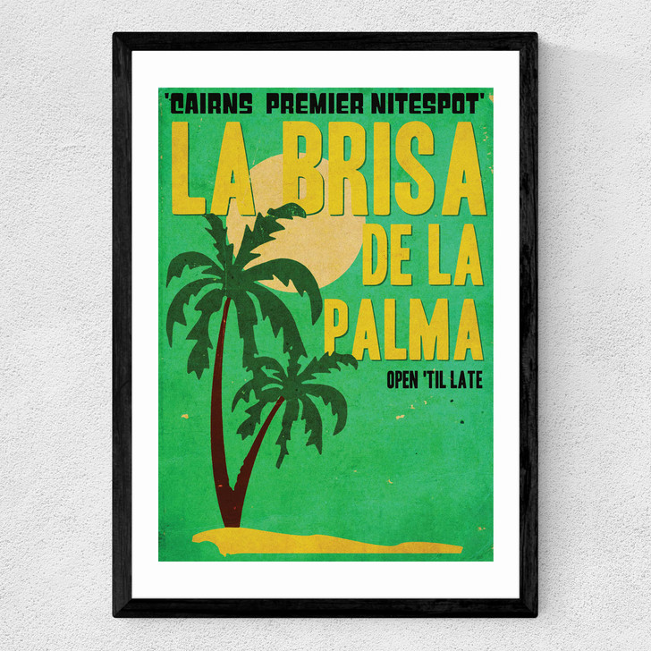 La Brisa de la Palma Medium Black Frame La Brisa de la Palma Medium Black Frame