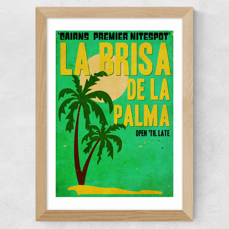 La Brisa de la Palma Wide Oak Frame La Brisa de la Palma Wide Oak Frame