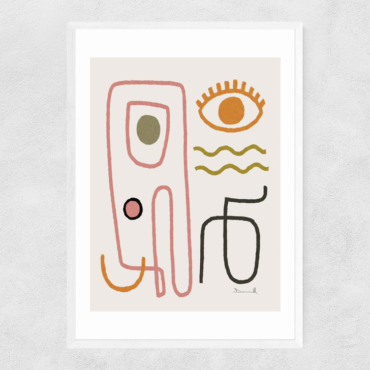 Feel Good IIII Narrow White Frame