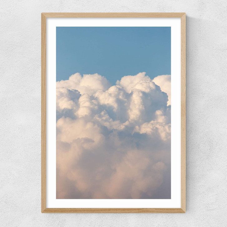 Skies of Blue Narrow Oak Frame Skies of Blue Narrow Oak Frame