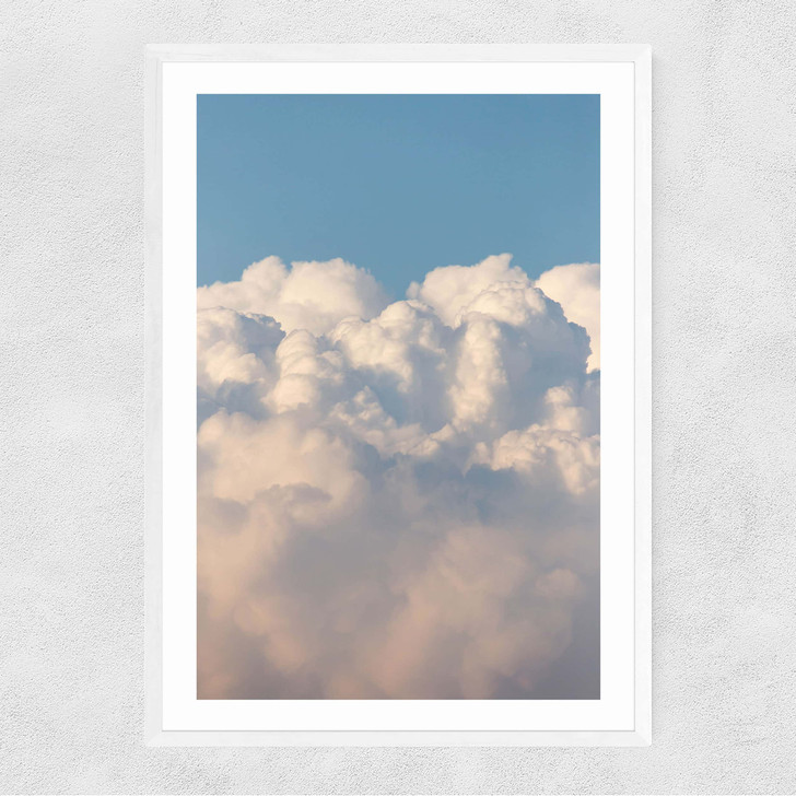 Skies of Blue Narrow White Frame Skies of Blue Narrow White Frame