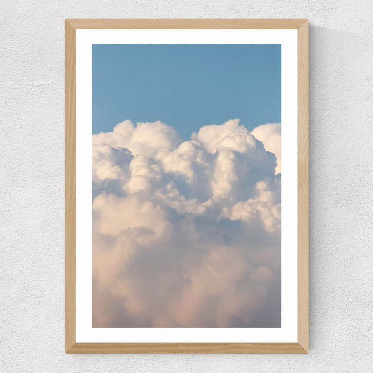 Skies of Blue Medium Oak Frame