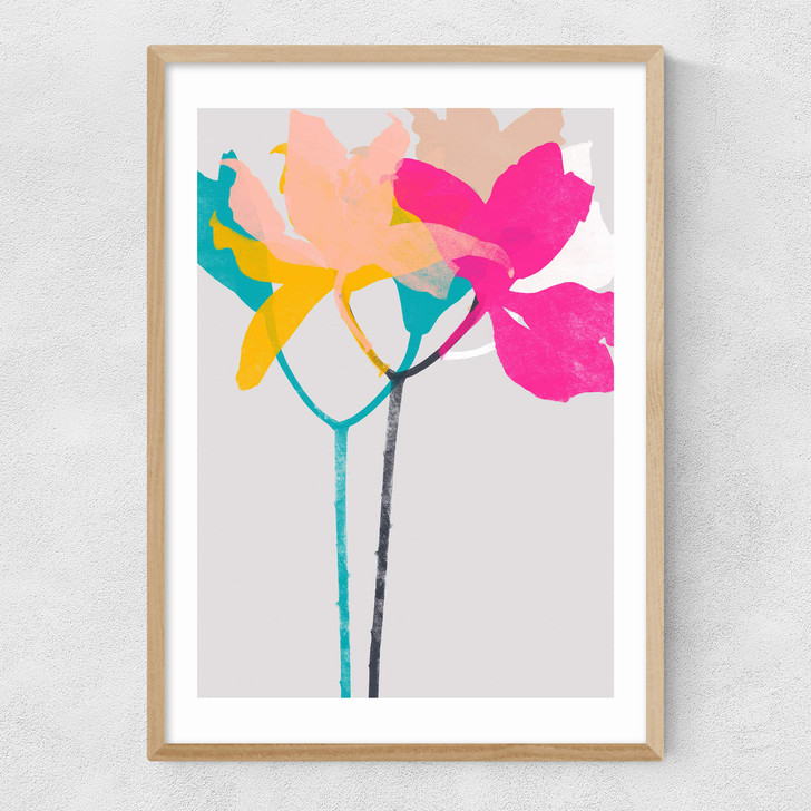 Lily 40 Narrow Oak Frame