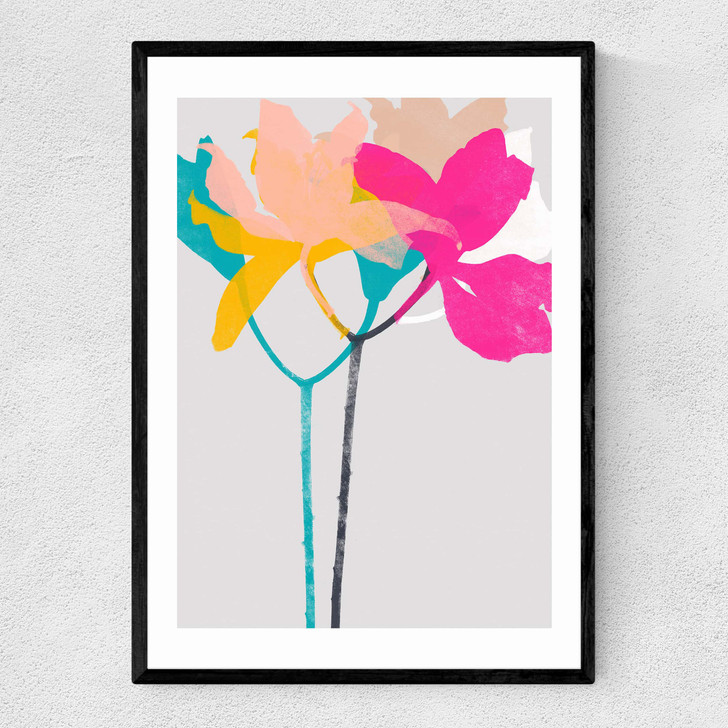 Lily 40 Narrow Black Frame