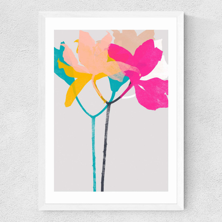 Lily 40 Medium White Frame