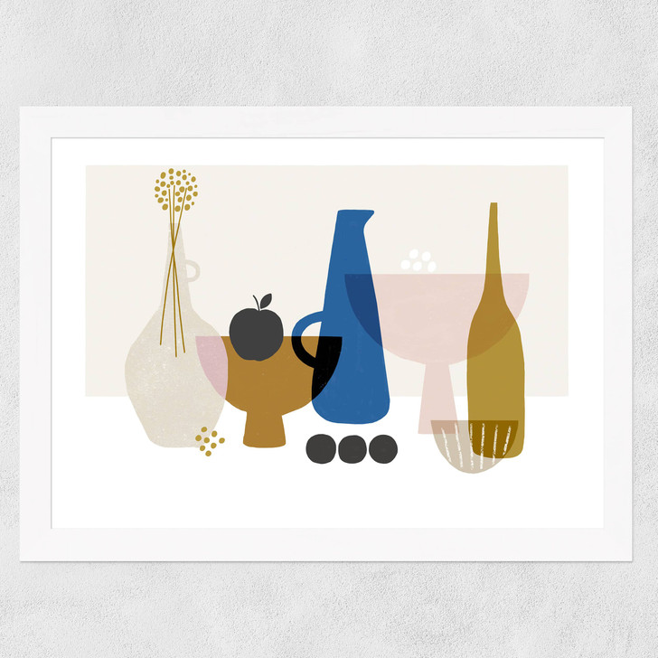 Still Life With Black Apple