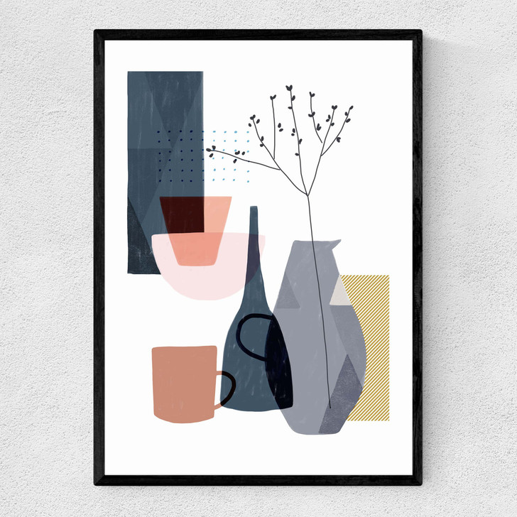 Stillness 1 Narrow Black Frame