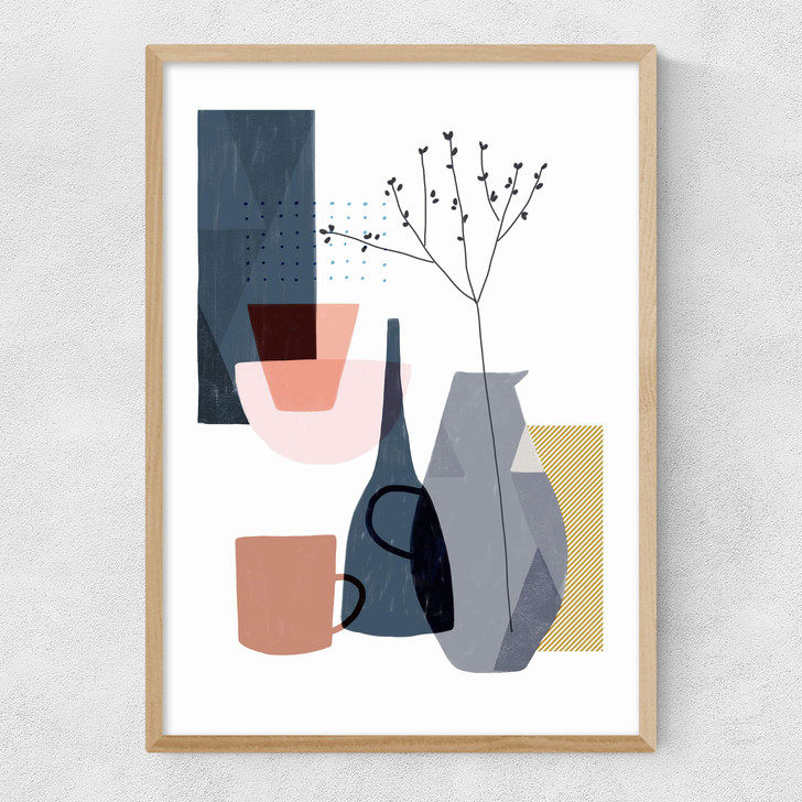 Stillness 1 Narrow Oak Frame