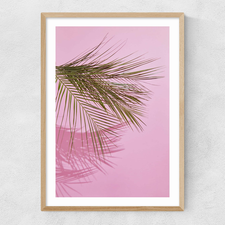 Frond of You Narrow Oak Frame