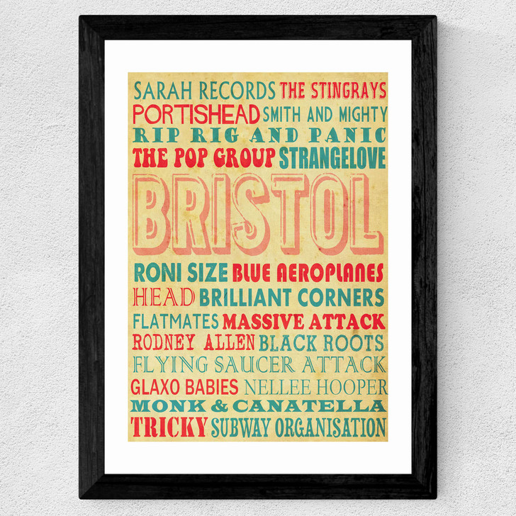 Bristol Music Wide Black Frame