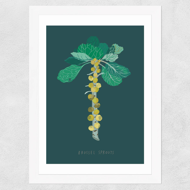 Brussel Sprouts Wide White Frame Brussel Sprouts Wide White Frame