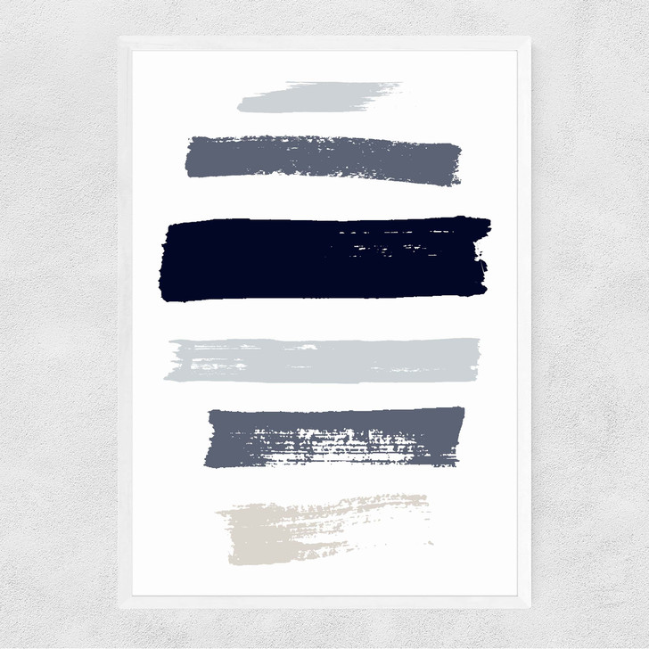 Tranquil Narrow White Frame